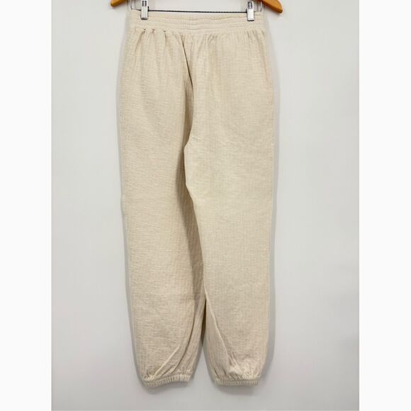 Apiece Apart Dinas Organic Cotton Joggers in Ivory, Sz Small, Luxury Capsule - Picture 4 of 12